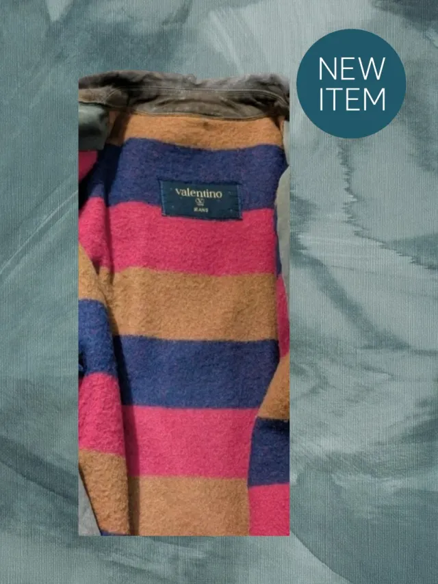 Valentino Giacca Worker Verde Oliva