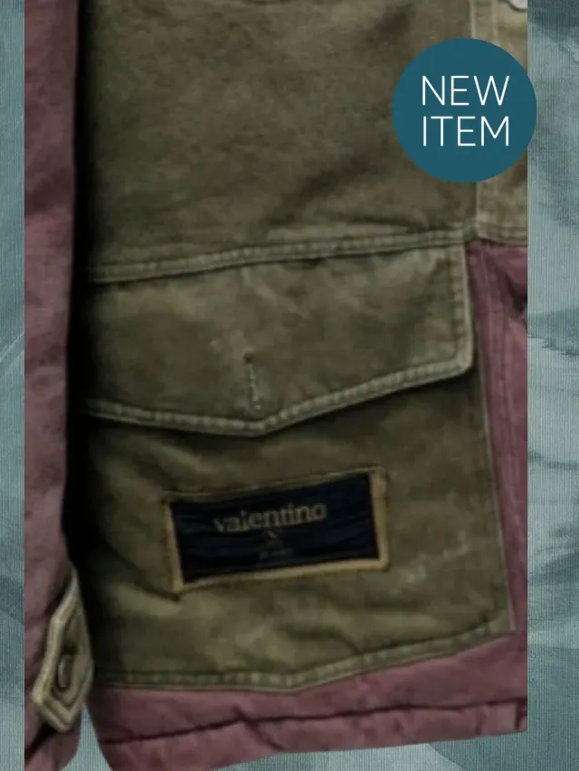 Valentino Giacca Worker Verde Oliva