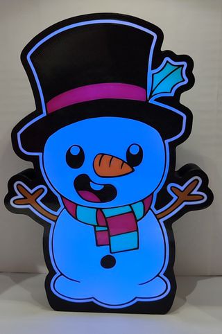 Lámpara LED Muñeco Nieve Navidad 20% DESCUENTO