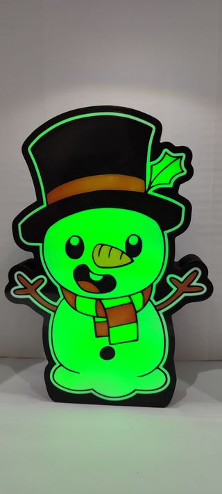 Lámpara LED Muñeco Nieve Navidad 20% DESCUENTO