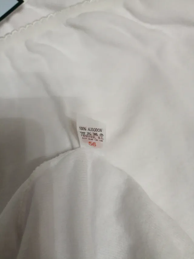 Lote 6 bragas LAZO blancas