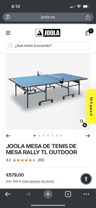 Mesa de Tenis JOOLA Rally TL Outdoor
