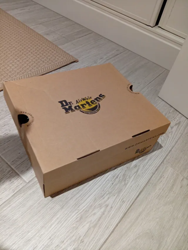 Botas Dr. Martens Rojo Borgoña