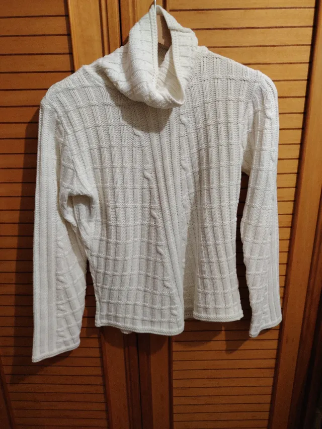 Lote 2 jerseys mujer punto blanco