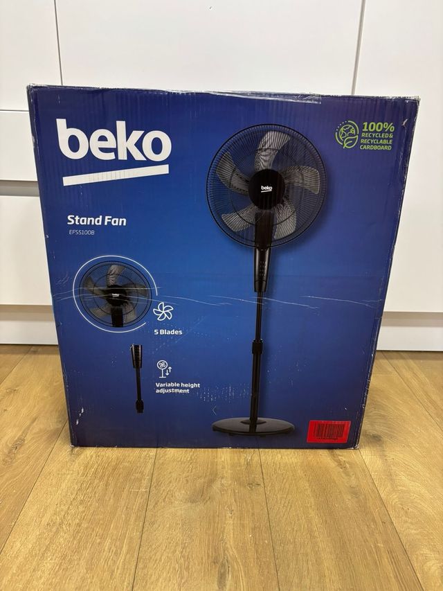 Beko EFS5100B Ventilador de Pie Negro