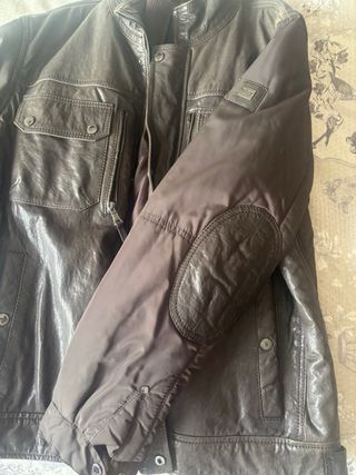 Chaqueta Cuero Pedro del Hierro Marrón Talla XL