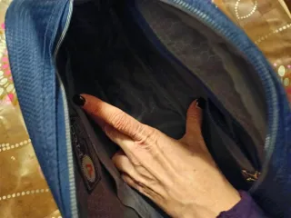 Borsa Roncato E-tech design blu