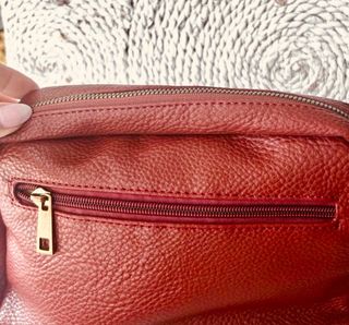 Bolso hombro o cruzado color teja a estrenar .