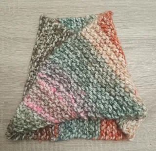 Conjunto gorro y braga cuello niña multicolor