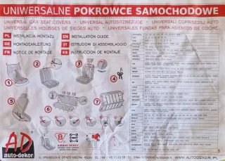 Coprisedili Auto Universali Anteriori e Posteriori