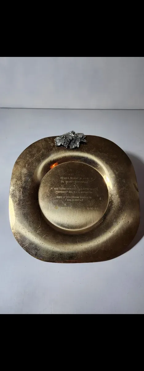 Placa RCD Espanyol Peña Reus Conmemorativa