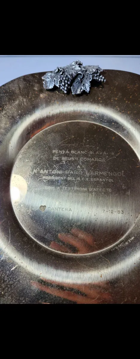 Placa RCD Espanyol Peña Reus Conmemorativa