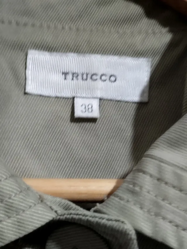 Gabardina Trucco Beige Talla 38