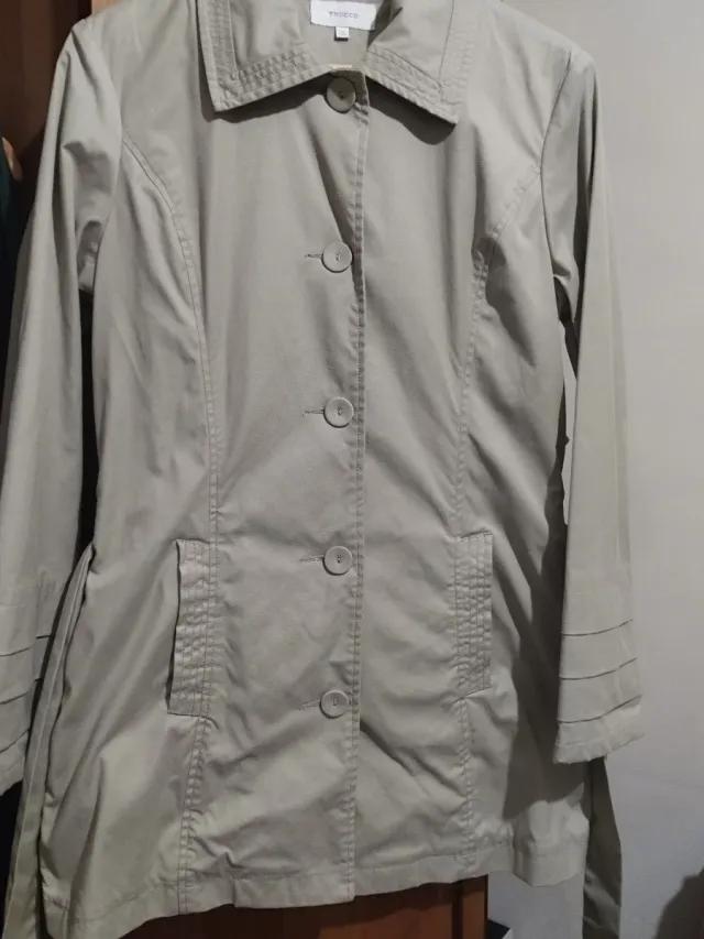 Gabardina Trucco Beige Talla 38