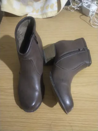 Botines mujer marrones