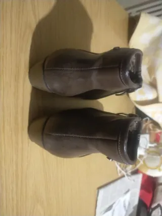 Botines mujer marrones