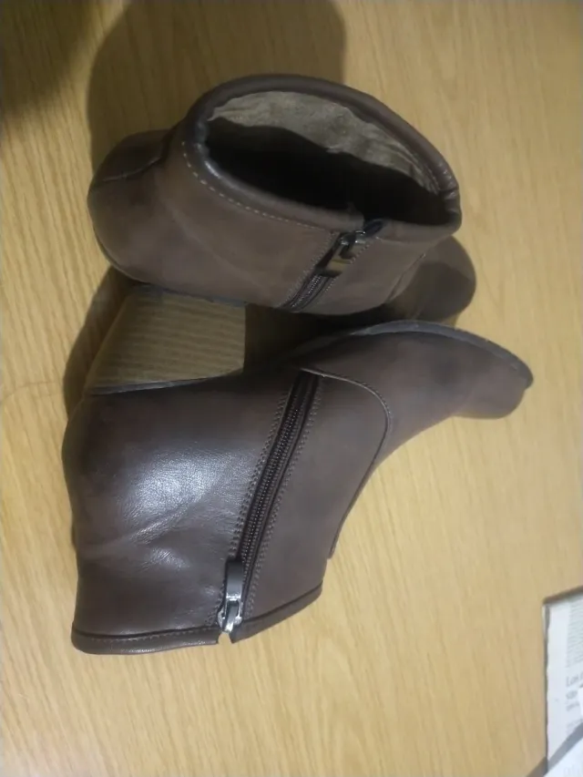 Botines mujer marrones