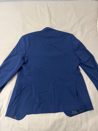 Chaqueta de traje Zara azul talla 50