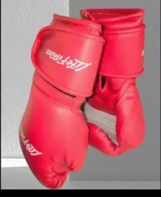 Guantes de Boxeo Talla L Rojos