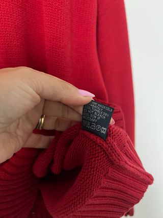 Maglione Polo Ralph Lauren Rosso L jersey