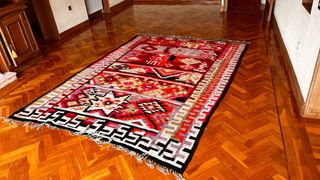 Tappeto Kilim in Lana Multicolore