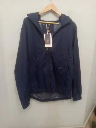 Chaqueta cortavientos Reld con capucha azul