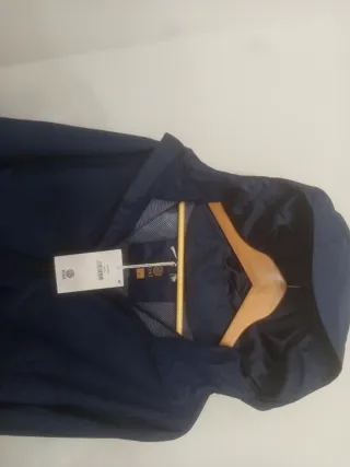 Chaqueta cortavientos Reld con capucha azul