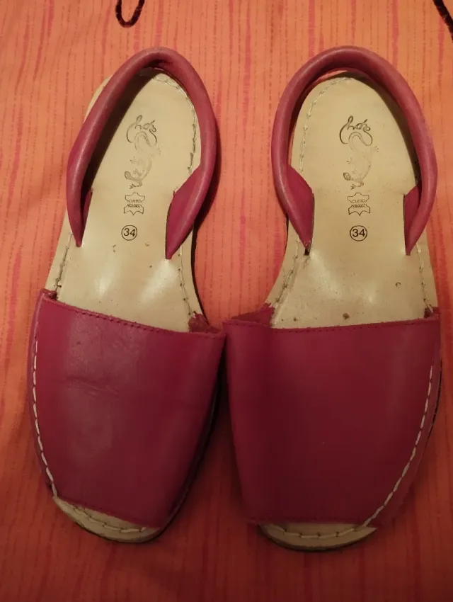 Menorquinas bambino taglia 34