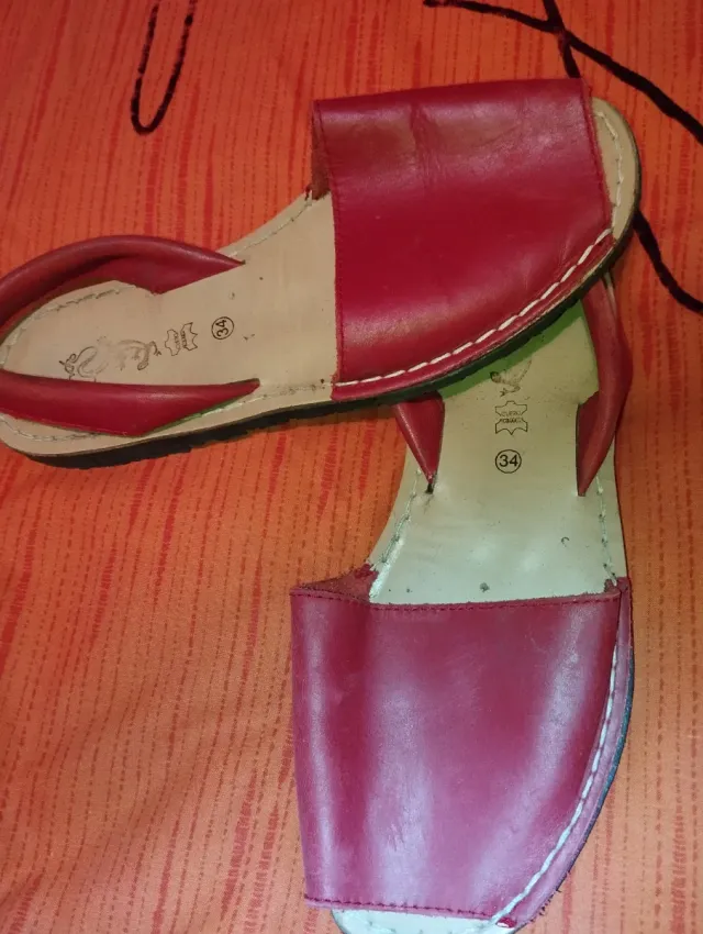 Menorquinas bambino taglia 34