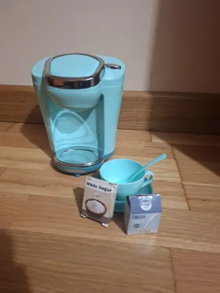 Cafetera de Juguete Azul