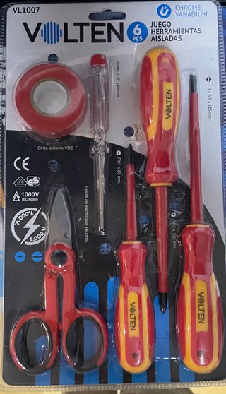 Juego 6 Herramientas Aisladas Volten