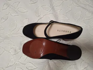 Sandalias Farrutx con Tacón Madera Negro