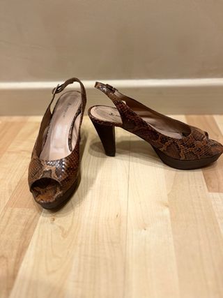 Zapatos tacón Jorge Juan piel serpiente