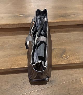 Borsa Armani Argento Logo AJ