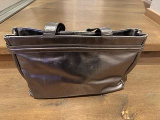 Borsa Armani Argento Logo AJ