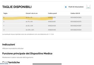 Dr. Gibaud Cintura Supportflex CM 27 tg. PR