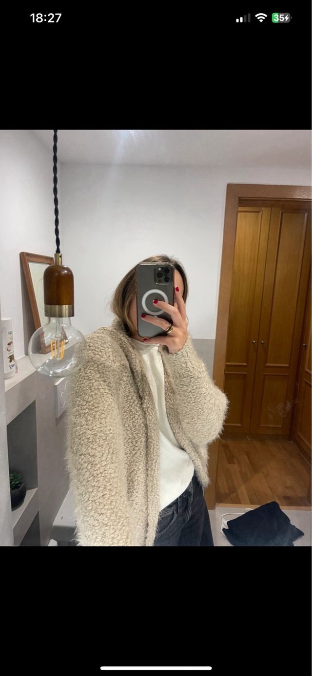 Abrigo borrego calentito