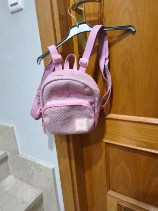 Mochila Pepe Jeans rosa 19x23x8 cm