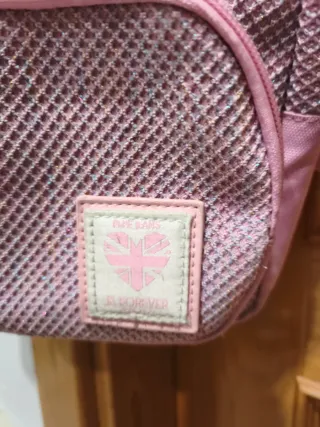 Mochila Pepe Jeans rosa 19x23x8 cm