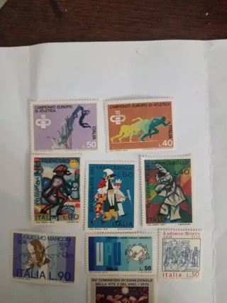 Francobolli Italiani 1974