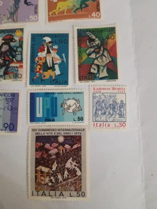 Francobolli Italiani 1974