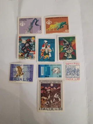 Francobolli Italiani 1974