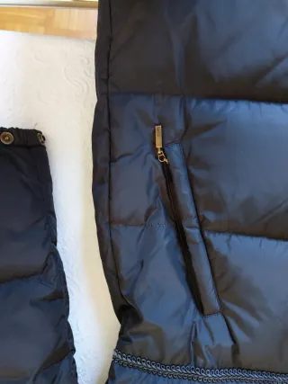 Elegante piumino Seventy 42 grigio verde