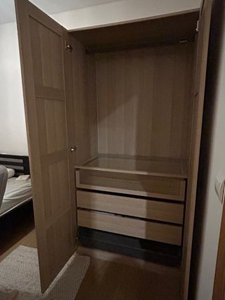 Guardaroba Ikea PAX / BERGSBO, 2 porte + 4 cassetti