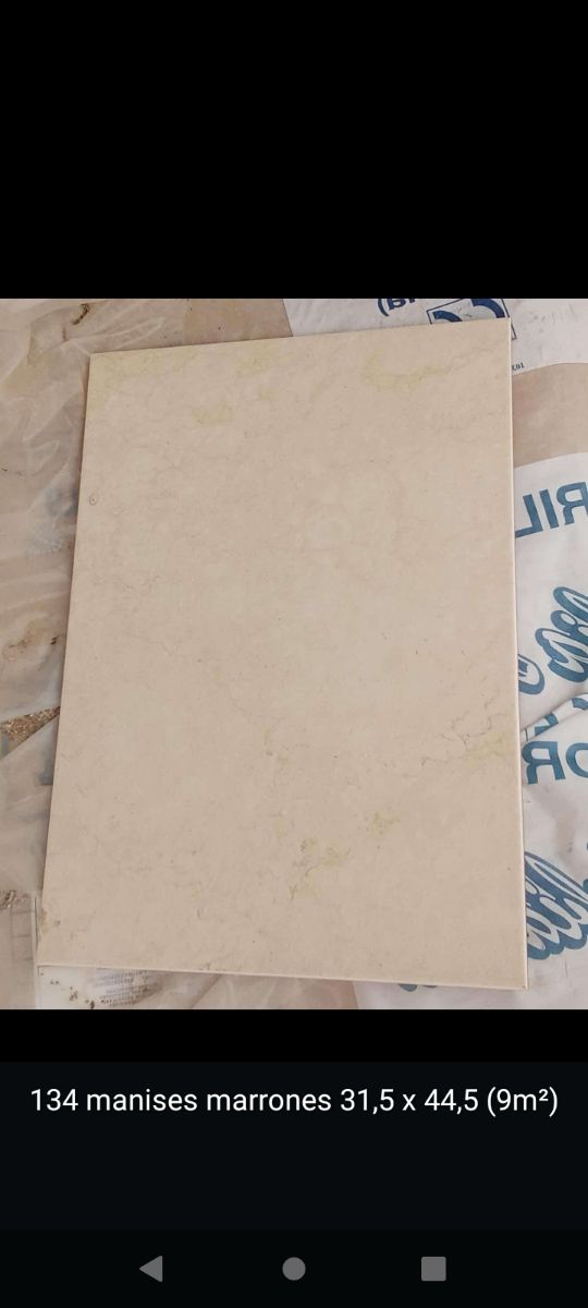 Azulejos crema marron