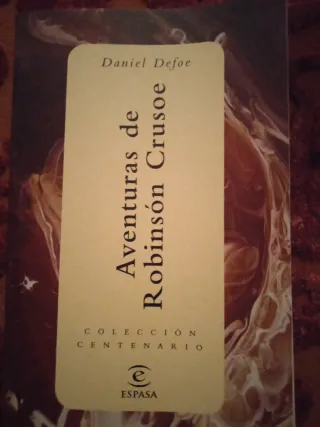 Aventuras de Robinson crusoe.