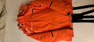 Traje de esquí/snowboard naranja y azul niño 13-14