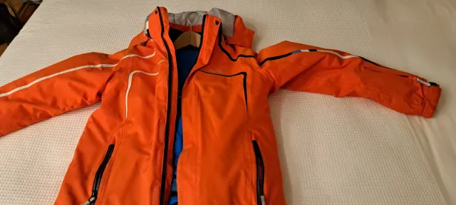 Traje de esquí/snowboard naranja y azul niño 13-14