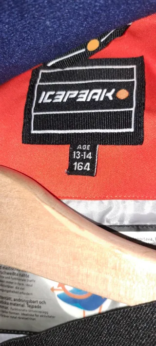 Traje de esquí/snowboard naranja y azul niño 13-14