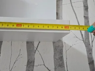 Estantería juvenil blanca con separadores